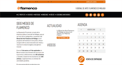 Desktop Screenshot of malagaenflamenco.com
