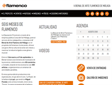 Tablet Screenshot of malagaenflamenco.com